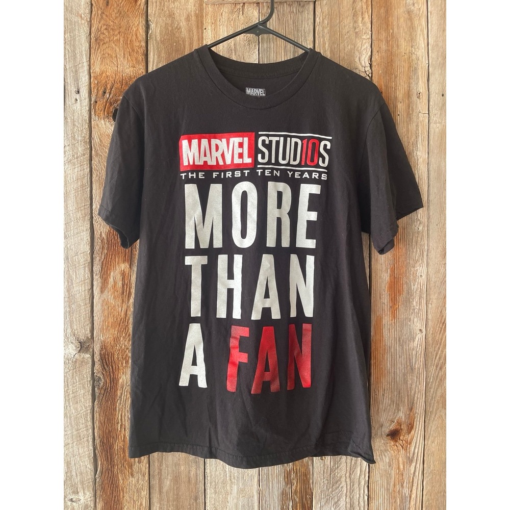 MARVEL The First Ten‎ Years More Than A Fan t-shirt medium